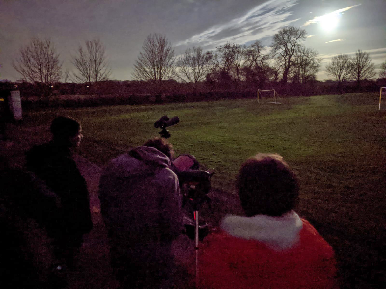 Year 11 observing the moon