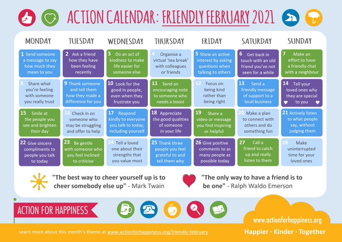 #FriendlyFebruary action sheet