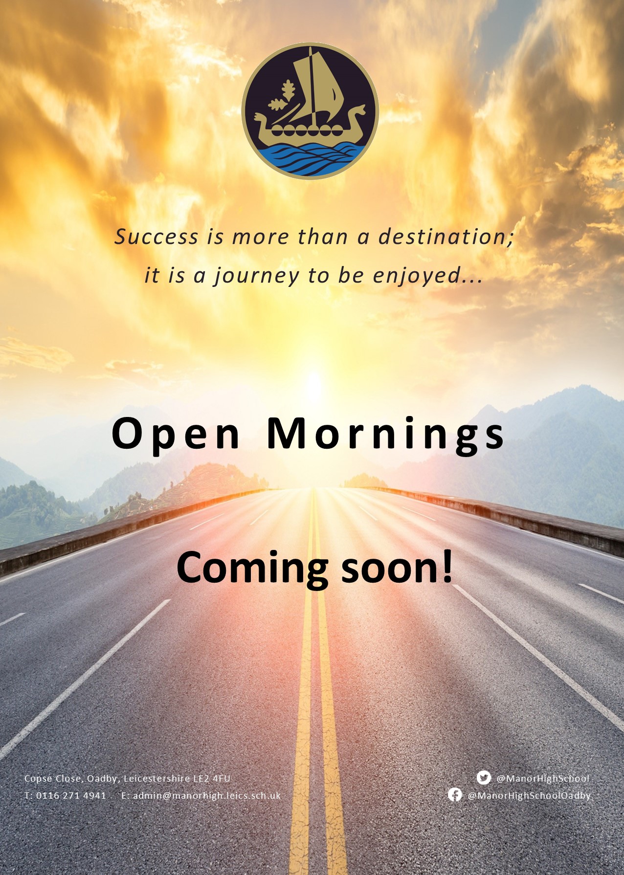 Manor High Open Mornings - Coming soon!