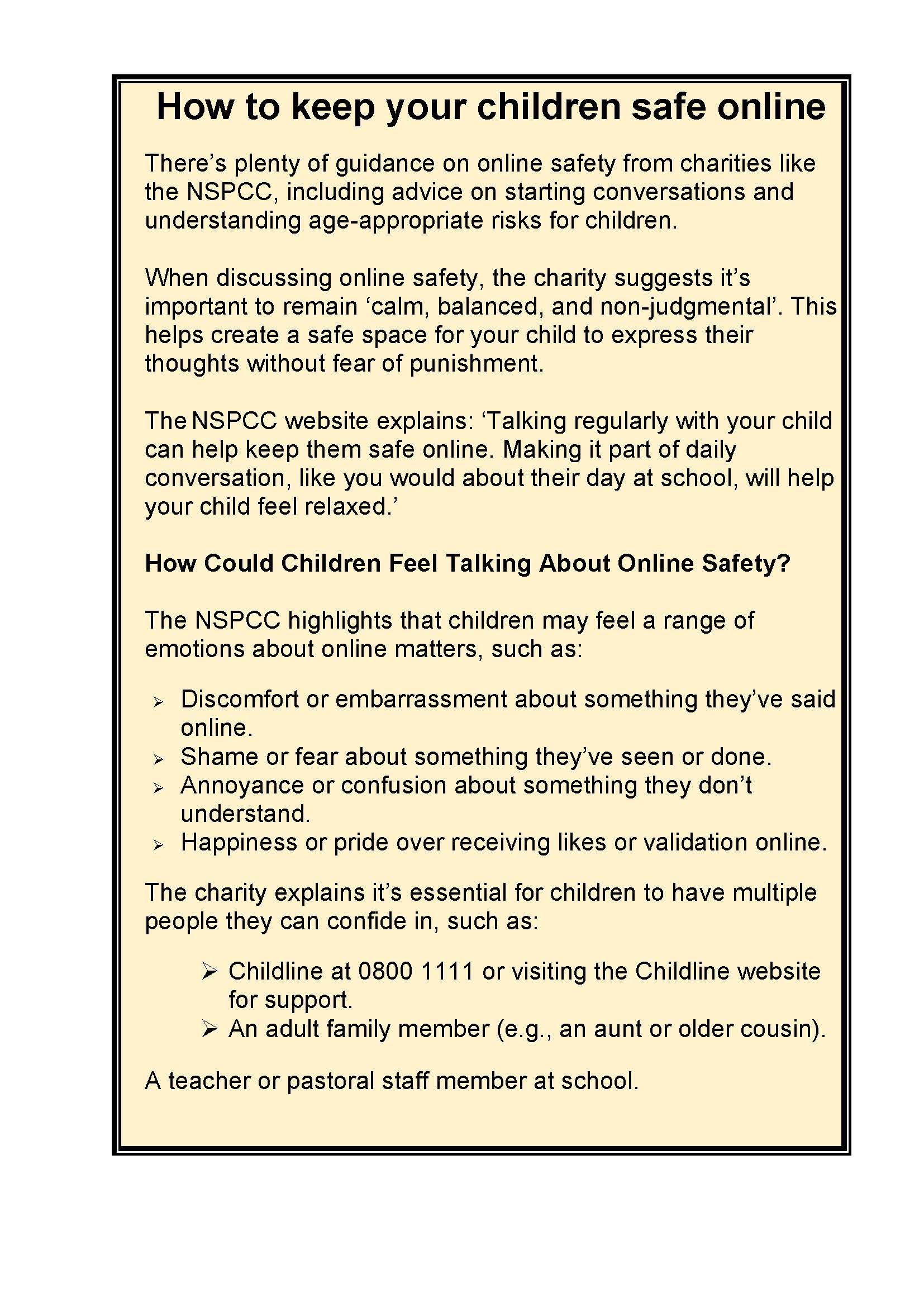 Online Safety