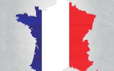 France Map With Flag